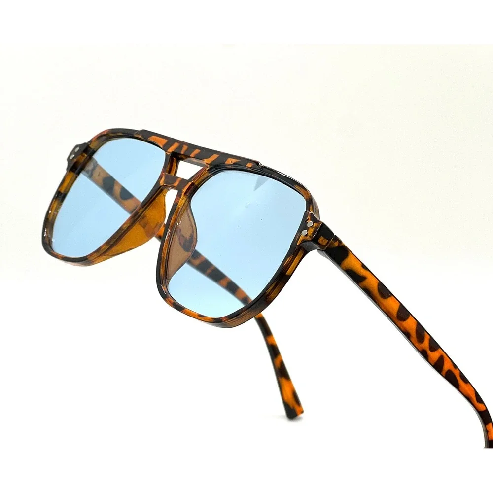 Men Shades Retro Square Sunglasses Ideal Casual Outdoor Activities Daily Driving